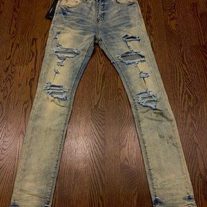 Amiri Thrasher Clay Indigo 30